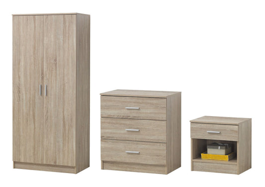 Rio Costa 3 Piece Bedroom Set 3 Drawer