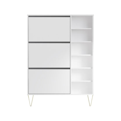 Monaco 3 Drawer Shoe Cabinet