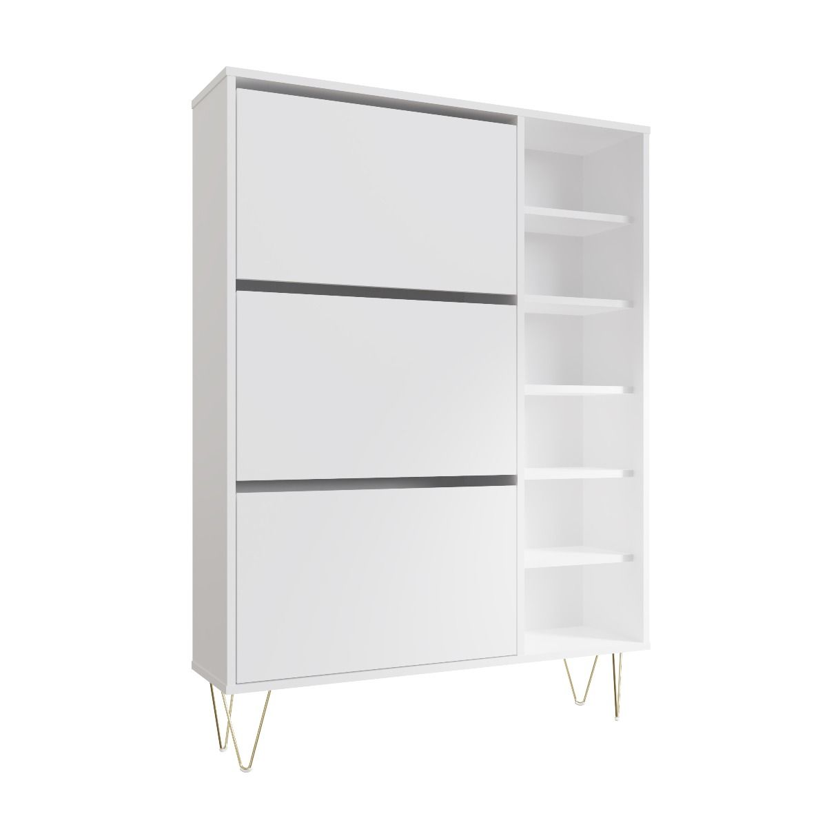 Monaco 3 Drawer Shoe Cabinet