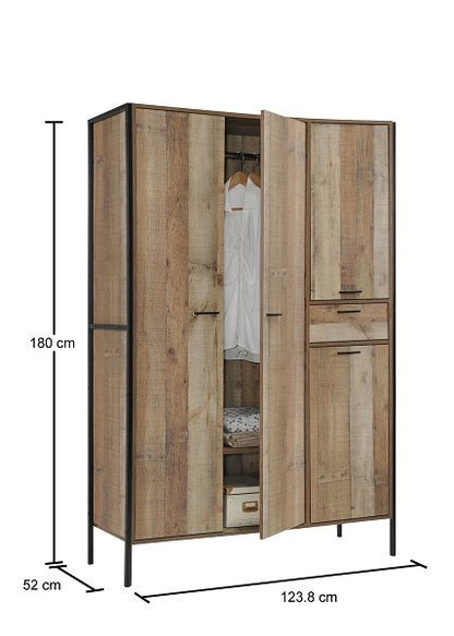 Stretton 4 Door wardrobe