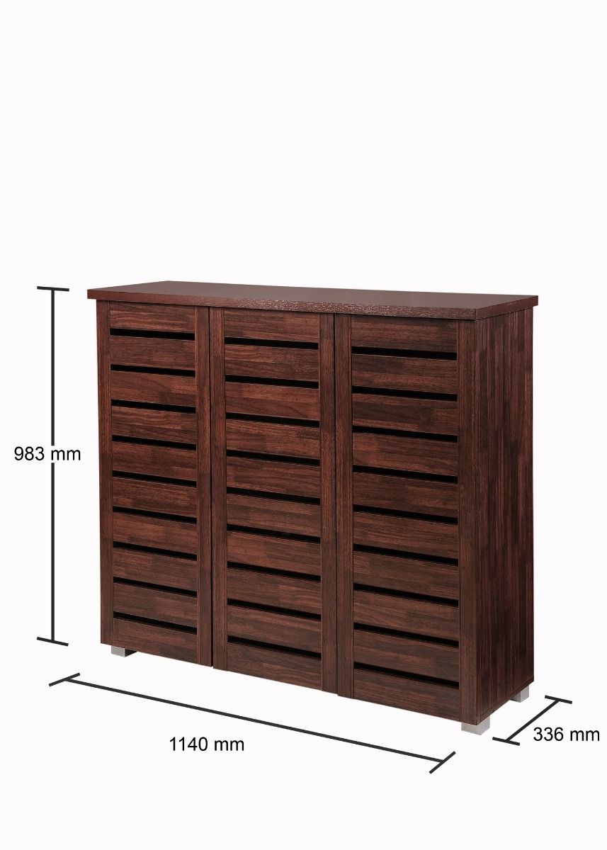 Essentials 3 Door Shoe Cabinet