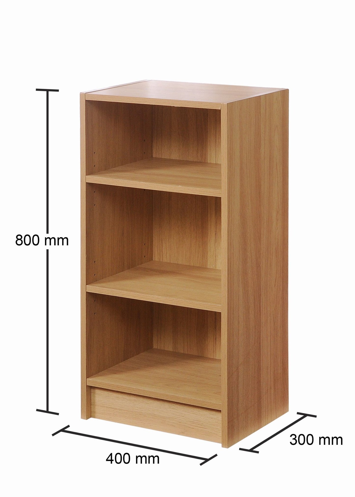 Essentials Small Narrow Bookcase