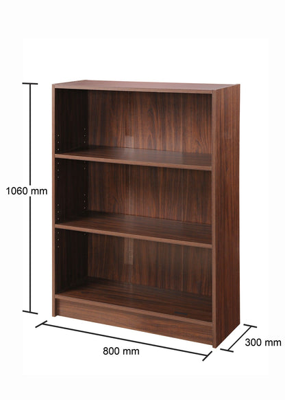 Essentials Low Wide Bookcase