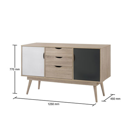 Alford 2 Sideboard with 2 Doors & 3 Drawers