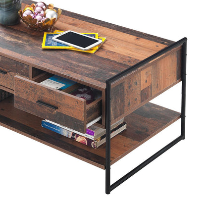 Abbey Coffee Table with 3 Drawers