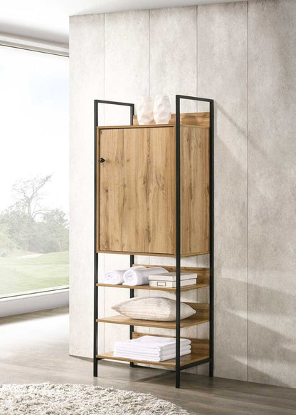 Storage Cabinet with 1 Door & 3 Shelves