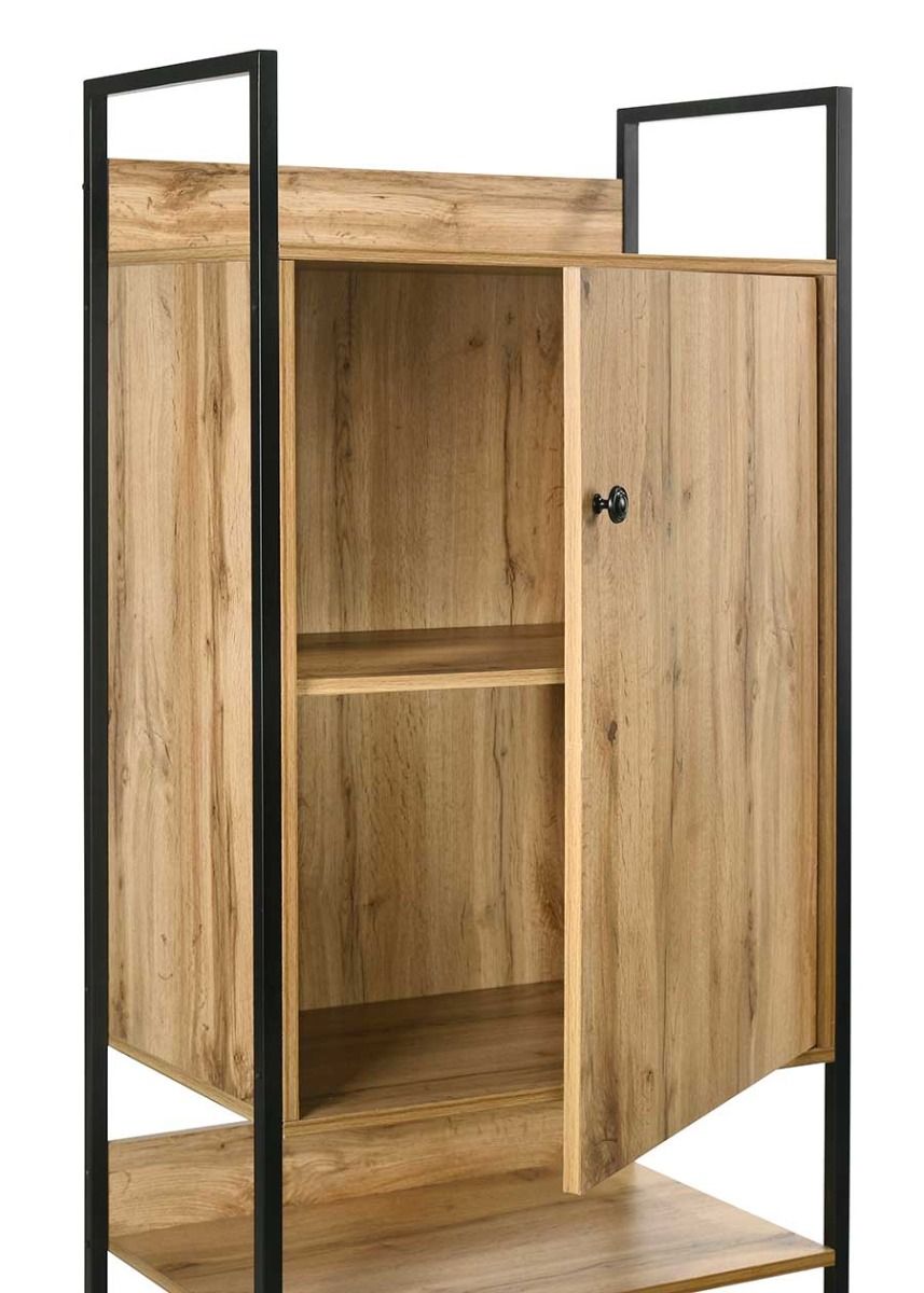 Storage Cabinet with 1 Door & 3 Shelves