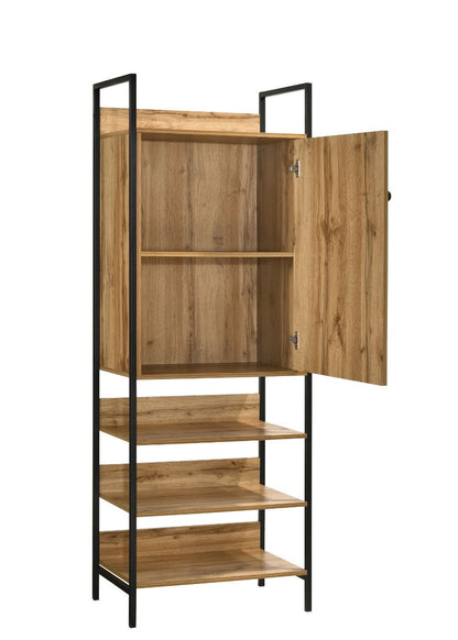 Storage Cabinet with 1 Door & 3 Shelves