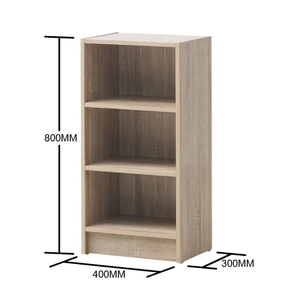 Essentials Small Narrow Bookcase