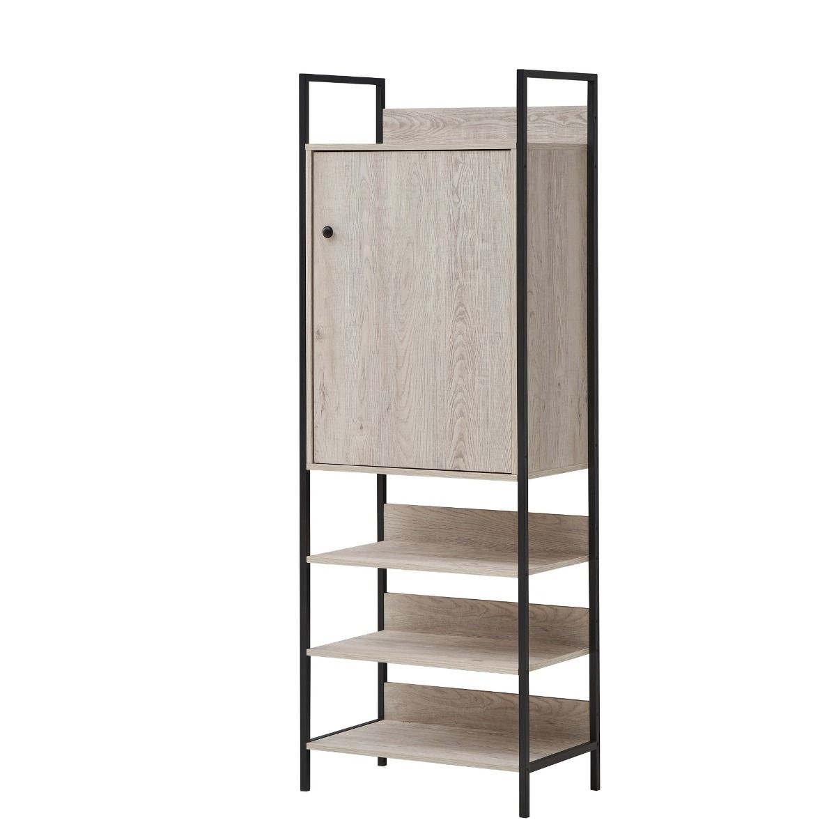 Storage Cabinet with 1 Door & 3 Shelves