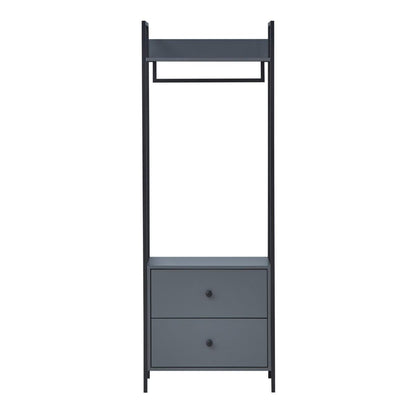 Zahar Open Wardrobe with 2 Drawers