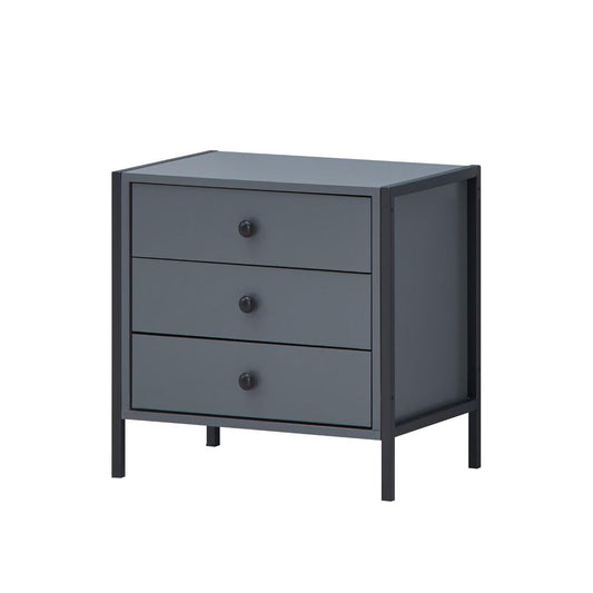 Nightstand with 3 Drawers