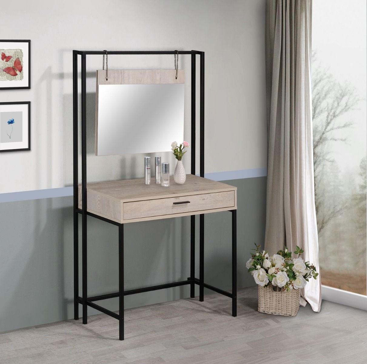 Zahra Dressing table with mirror