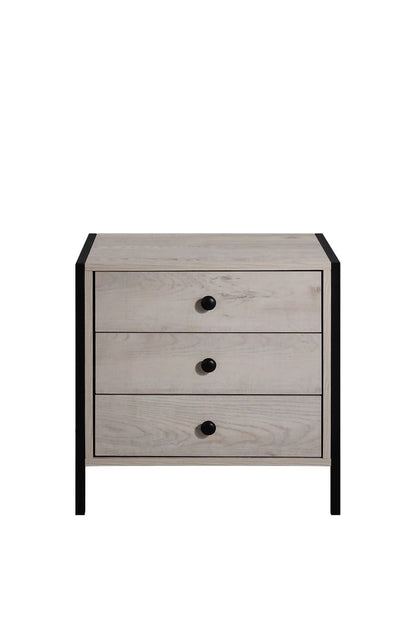 Zahra Nightstand with 3 Drawers