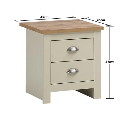 Lisbon Nightstand with 2 Drawers