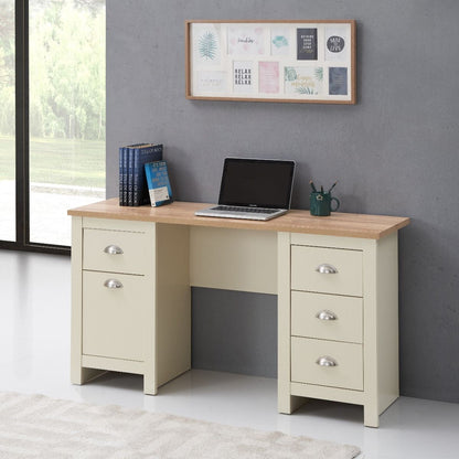 Lisbon 5 Drawer Desk