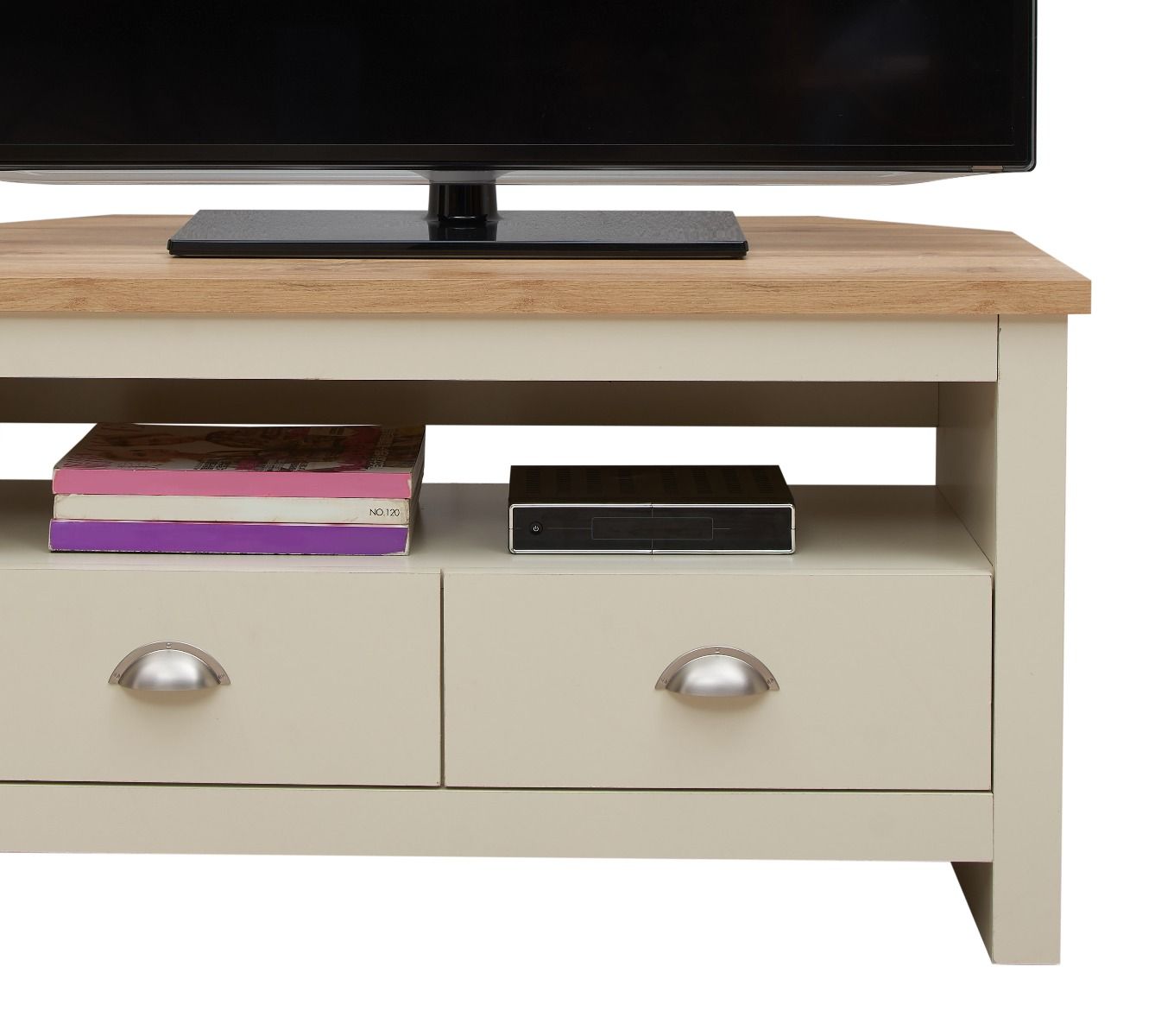 Lisbon Corner TV Unit 2 Drawers