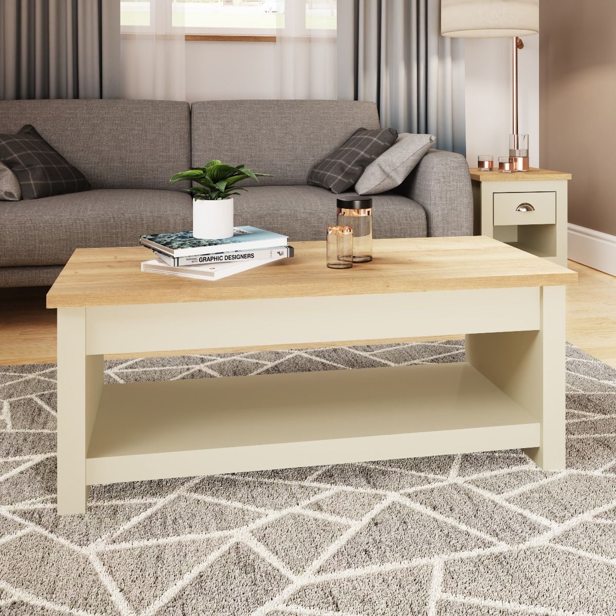 Lisbon Sliding Coffee Table