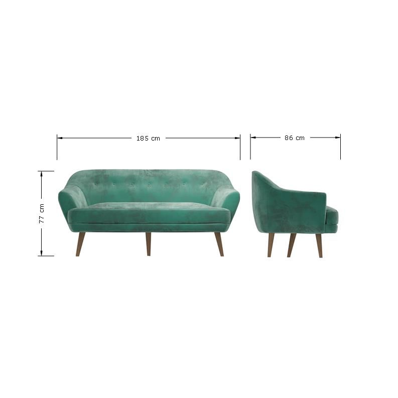 3 Seater Sofa Light Green