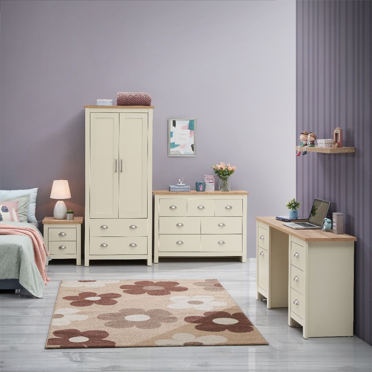 Lisbon Nightstand with 2 Drawers